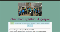 Desktop Screenshot of cherished-gospel.de