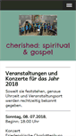 Mobile Screenshot of cherished-gospel.de